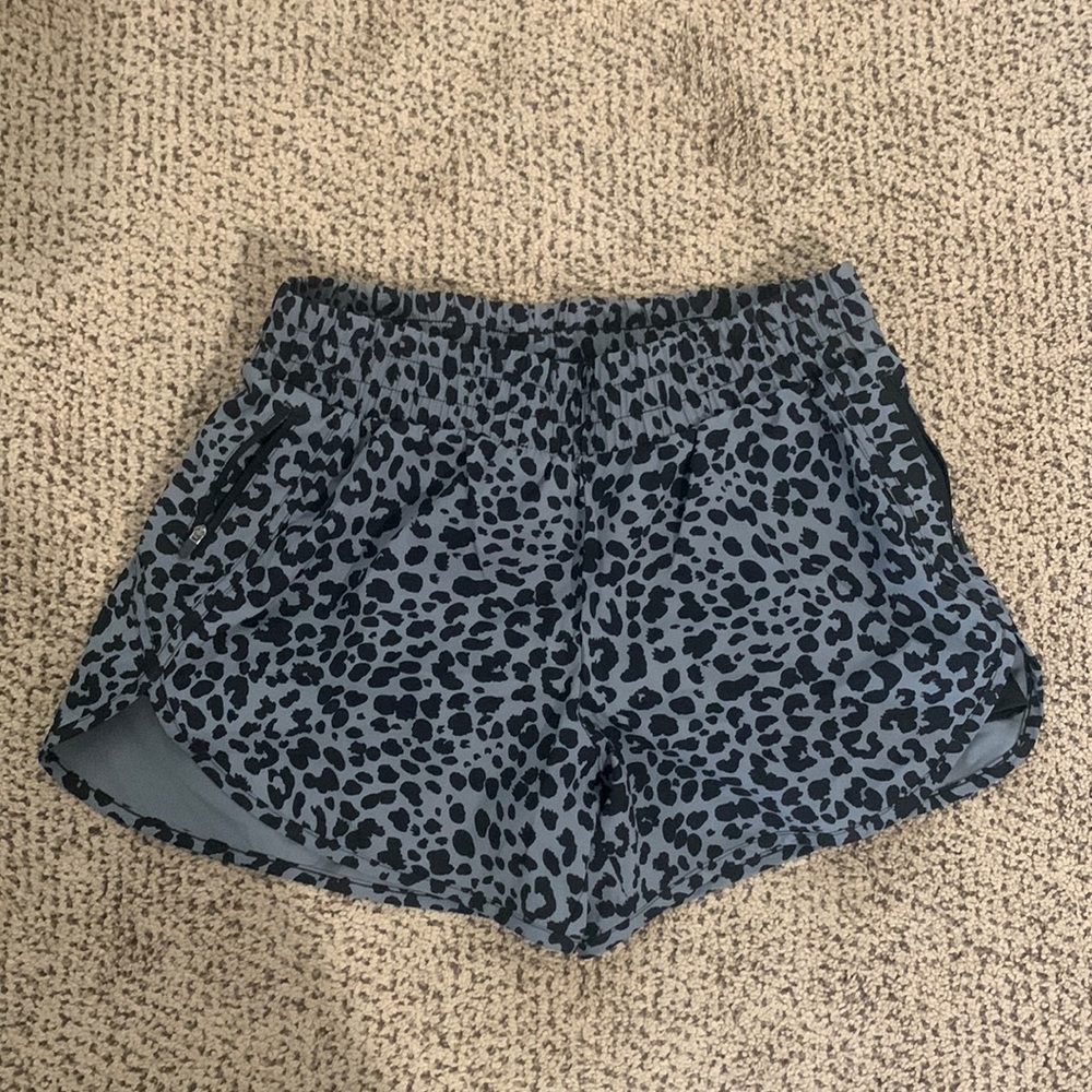 Cheetah shorts black spandex underneath